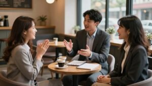 how to feel comfortable in group conversations