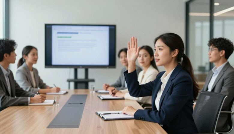 how to speak up in meetings at work